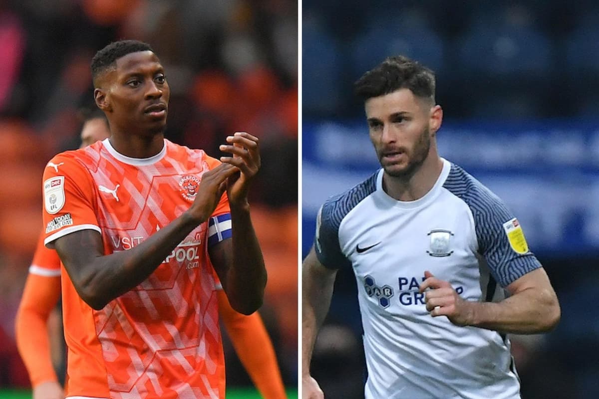 Fred Else Blackpool and Preston North End stars up for North West award alongside ...