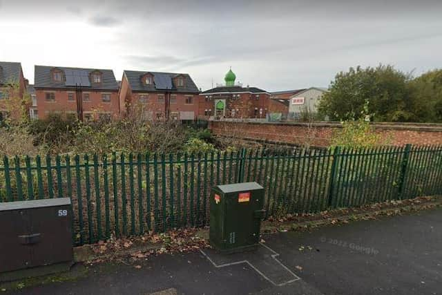 The disused railway line next to Burrow Road, Deepdale. Image from Google