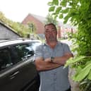 Local resident Paul Brookes is concerned about the safety of pedestrians along Lea Road, Lea, as the bushes are overgrown, covering the footpath at the bus stop and near the bridge.