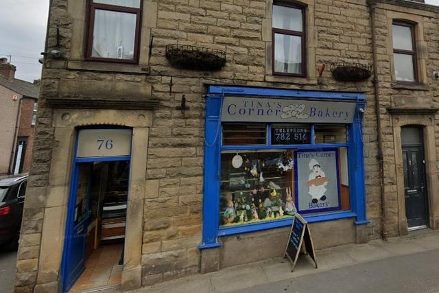 Tina's Corner Bakery on Derby Road, Longridge, has a rating of 4.8 out of 5 from 83 Google reviews