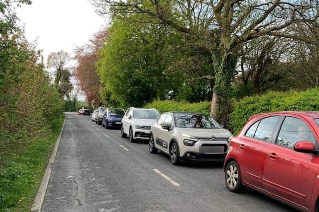 The housebuilder behind the proposed development claimed that vehicles on Charter Lane and surrounding roads cleared quickly after the school rush (image: Charnock Richard Residents' Association)
