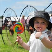 Life's wonderful when you've got a lollypop at Longridge Show