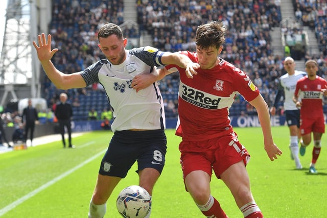 The skipper scored PNE's opener, showing good technique to bring down a cross and hook home a shot. He drove North End forward and was more like the Browne of old.