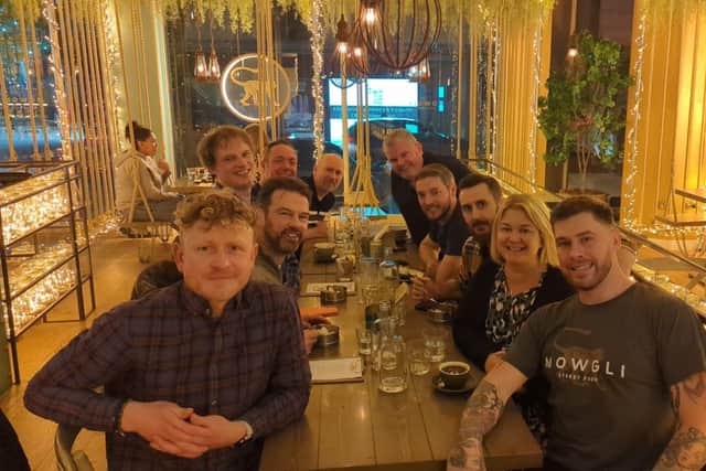 Indian street food restaurant Mowgli in Preston hosted an evening for a bereaved dads support group, as part of its pledge to support Derian House Children’s Hospice