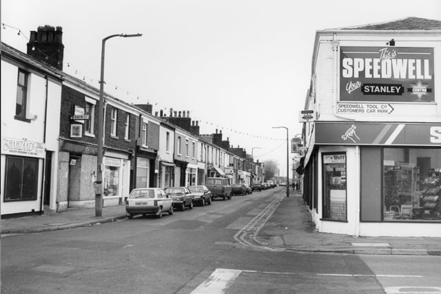 Meadow Street wasn't just full of pubs though, as this general view also shows some of the shops that could be found