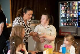 Hannah, Enterprise Manager at One Fylde and Lucie who is on the learning programme.