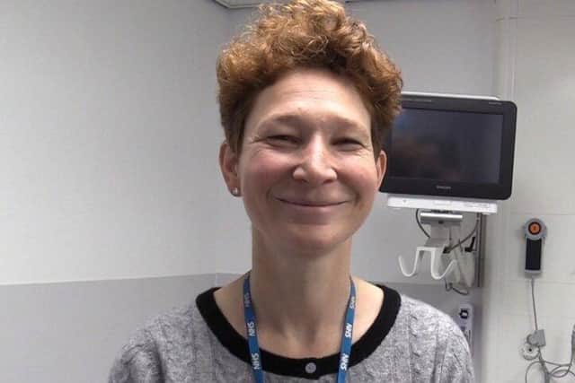 Faith Button, Lancashire Teaching Hospitals' interim chief executive until early next year