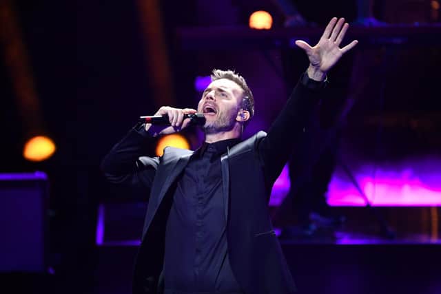 Gary Barlow the lead singer of Take That. A new movie, based on  songs by the band, is to start filming in Clitheroe