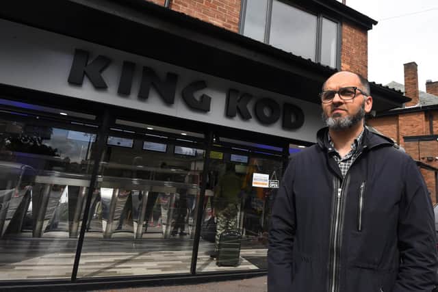 Asif Ali says that the combined energy bill on his two King Kod shops in Preston will leap from £18,000 to £108,000 in November