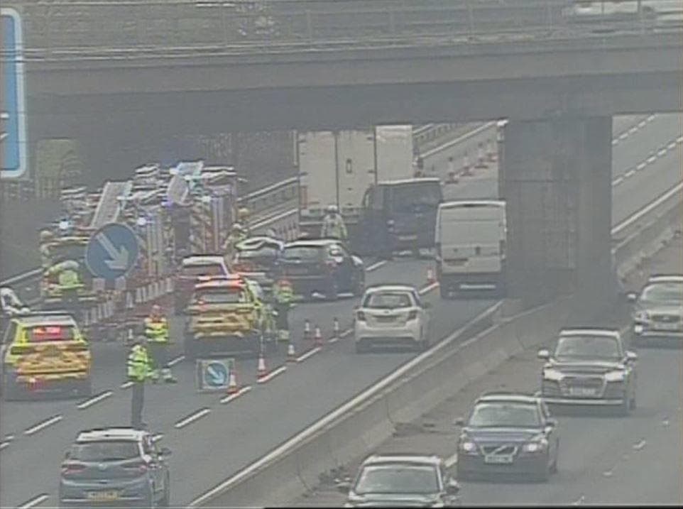 M6 collision: road reopens as vehicles involved in crash recovered but delays remain