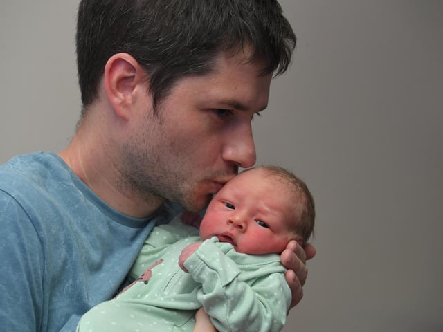 Sophia, born on September 11 at 12,43pn, weighing 6lb 13oz, to Ross and Rebecca.
