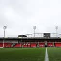 Morecambe's match at the Poundland Bescot Stadium was postponed Picture: Morgan Harlow/Getty Images