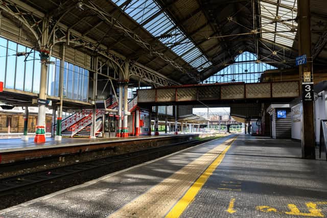 Passengers are being urged to “only travel by train if absolutely necessary on Saturday”.