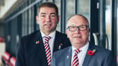Morecambe FC co-chairmen Graham Howse and Rod Taylor Picture: Morecambe FC