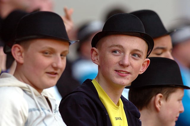 Some young North End supporters at Charlton in 2009