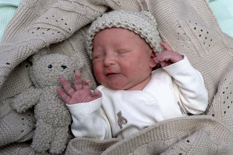 Luca James Goulding, born February 2 at 09.35 weighing 7lb 11 to Nicole Broome and James Goulding from Whightington.
