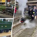 A hobbyist built a replica of the GWR King Class steam train