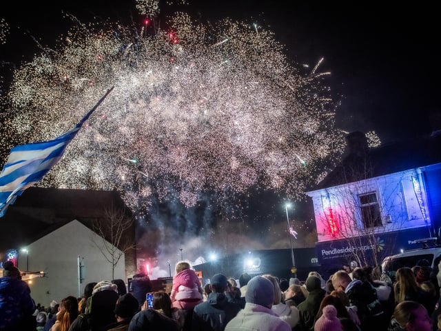 A spectacular fireworks' display rounds off the festivities