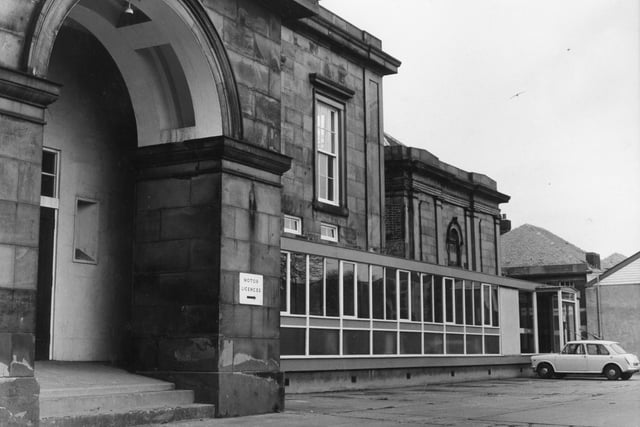This 1987 image is of the County and Regimental Museum in Preston - taken when it was being used as the motor taxation office