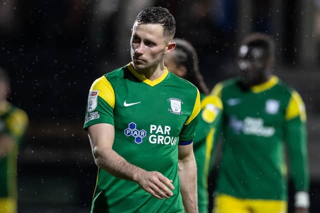 North End's Alan Browne shows his dejection at the end of the match