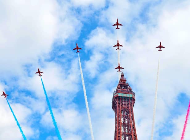 The Red Arrows at Blackpool Air Show