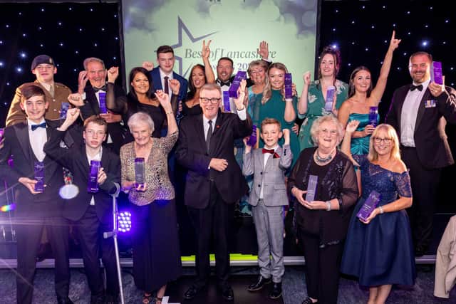 Winners celebrate at the Best of Lancashire awards 2022