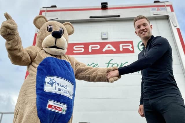 Thomas Murphy, Spar UK and  Lancashire Mind's new mascot
