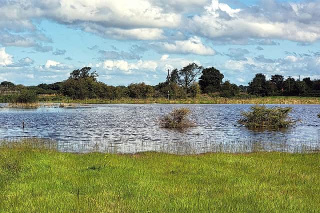 Flooding on the outskirts of Croston (image: Steve Tingle)