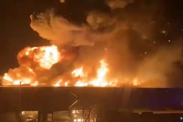 Dozens of firefighters tackled the blaze at the Shay Lane industrial estate in Longridge on Monday night (November 6) after the office and packing site of Butlers Farmhouse Cheeses caught fire at around 9.30pm
