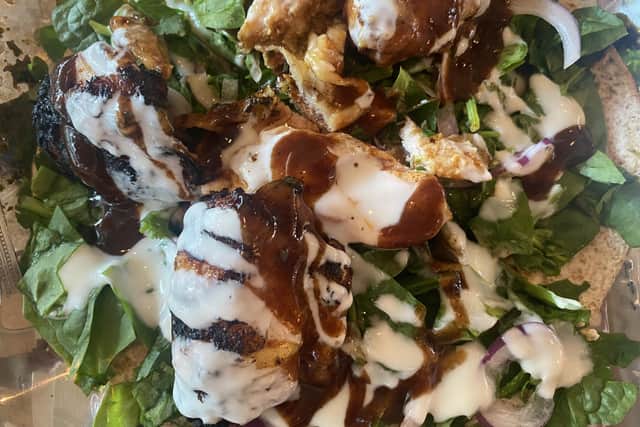 Monkey Wrap, at Mowgli Street Food, Cheshire Oaks