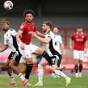 Lee Angol has scored eight goals for Morecambe this season after missing four months because of injury Photo: Jan Kruger/Getty Images