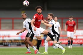 Lee Angol has scored eight goals for Morecambe this season after missing four months because of injury Photo: Jan Kruger/Getty Images