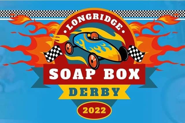 The poster promoting the new Longridge Soap Box Derby