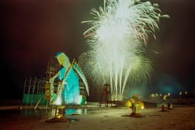 As part of his A Little English City project, photographer Dave Clark captured festival events at the Crook O’Lune in July and in Morecambe in August 2000