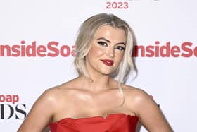 Lucy Fallon attends the Inside Soap Awards 2023 at Salsa! in September 2023. (Photo by Gareth Cattermole/Getty Images)