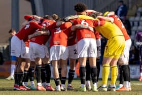 Morecambe's players are six points from safety in League Two Picture: Morecambe FC