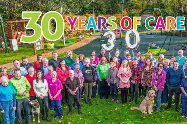 The Derian House team are celebrating 30 years of care.