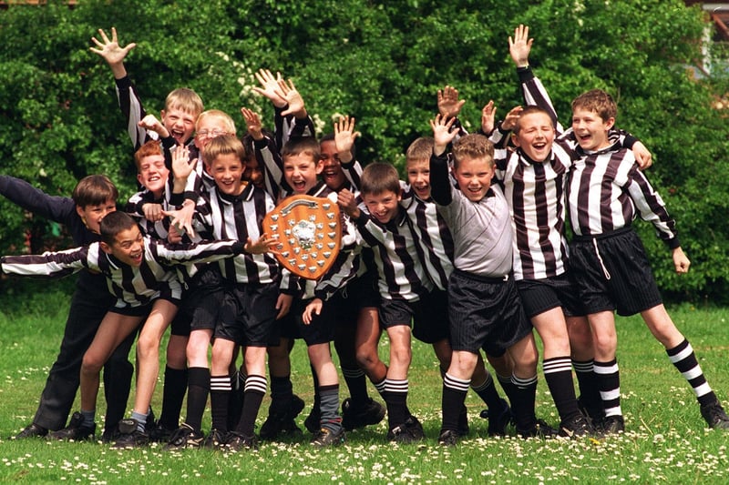 Winners of the Preston Primary School Slater Shield final - Fulwood and Cadley County Primary School
