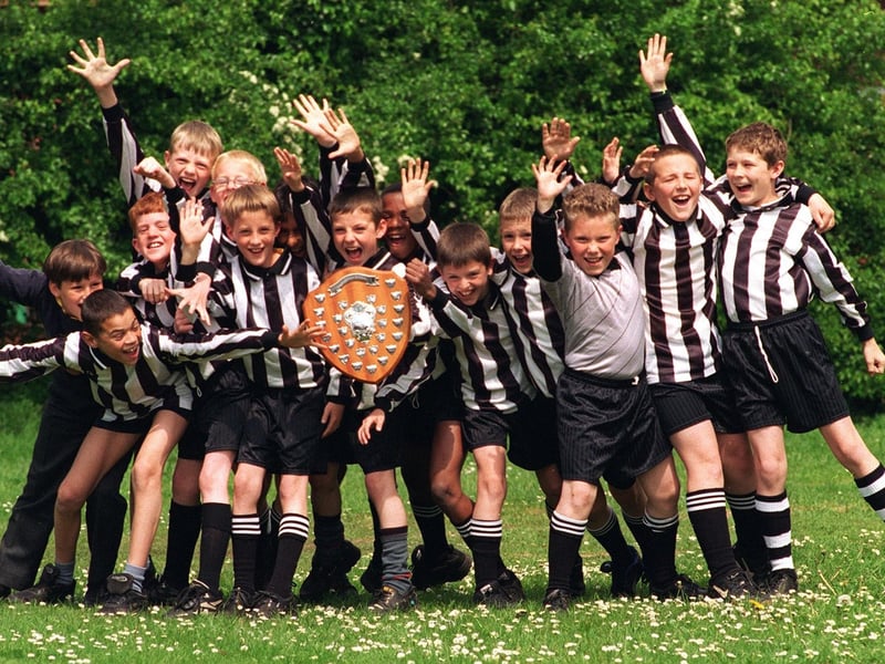 Winners of the Preston Primary School Slater Shield final - Fulwood and Cadley County Primary School
