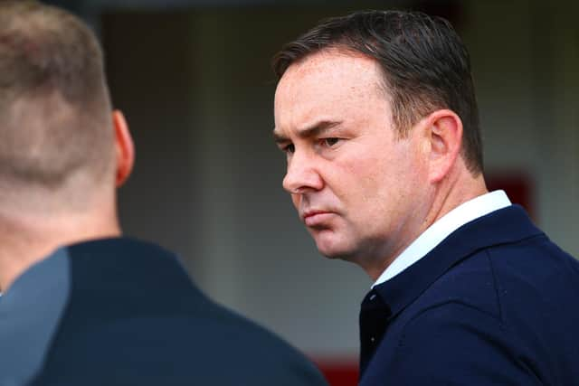 Derek Adams has left Morecambe Picture: Jack Taylor