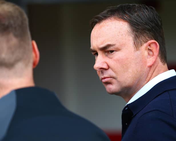 Derek Adams has left Morecambe Picture: Jack Taylor