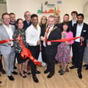 Cllr Chris Lomax, Mayor of South Ribble Borough Council, officially opens Optegra Eye Clinic Preston