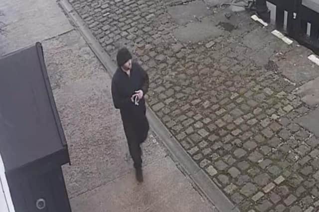 If this is you, or you know the man in the image, call 101 or email 2396@lancashire.police.uk quoting log 0559 of January 7
