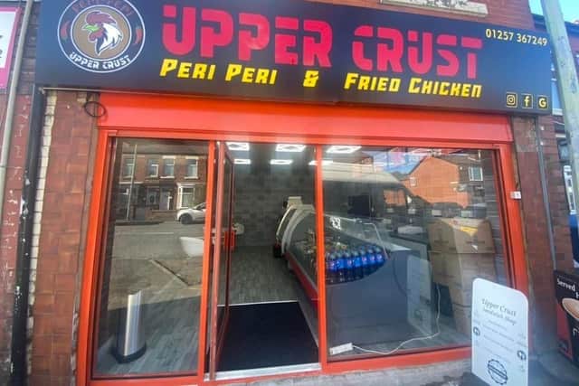 Uppercrust Peri Peri & Fried Chicken in Eaves Lane scored just 1 out of 5 after a recent hygiene inspection by Chorley Council