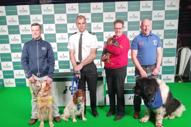 Loretta with some of the other Crufts finalists