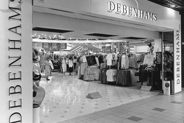 Debenhams was the main featured store inside Fishergate Shopping Centre