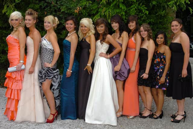 Fabulous dresses for these girls at the 2010 Ashton Community Science College prom at Bartle Hall