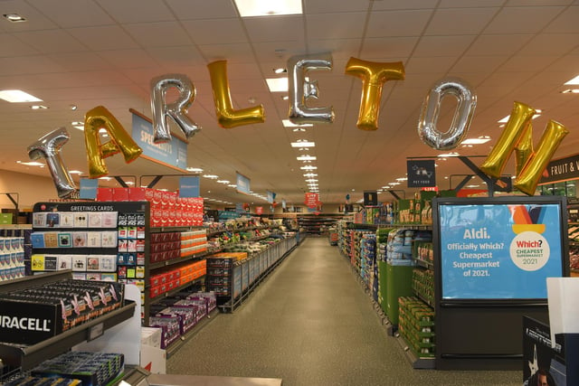 Photo Neil Cross; A first look inside the new Aldi store at Tarleton