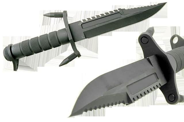 Examples of a rambo knife. Image: pxfuel