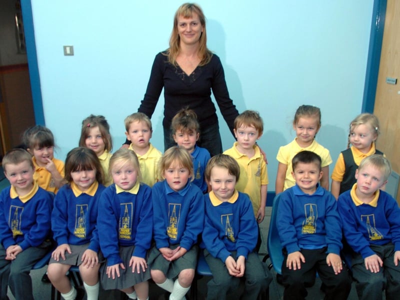 The 2006 reception class from Higher Walton C of E Primary School